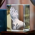 thumbnail image 2 of 3D Crystal Praying Hands, 2 of 5
