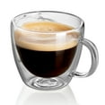 thumbnail image 2 of Double wall espresso glass espresso cups 5.4 oz.  Set 4 Mug, 2 of 5