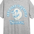 thumbnail image 2 of Shrek Get Ogre Yourself Women's Heather Gray Short Sleeve Sleep Shirt-S, 2 of 3