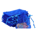 thumbnail image 1 of 100 Pcs Organza Gift Bags 3x4" with Drawstring for Jewelry Favors-blue-, 1 of 6
