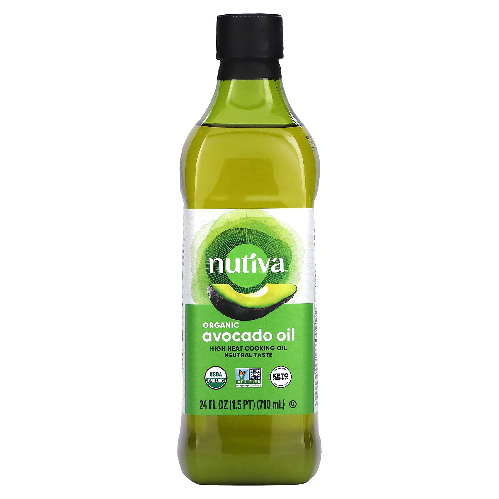 Organic Avocado Oil, 24 fl oz (710 ml), Nutiva