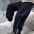 thumbnail image 5 of RUTAYY Toddler Boys Sweatpants Athletic Workout Kids Clothes Boys Joggers With Zipper Pocket And Drawstring Trouser Cute Infants Pants, 5 of 8