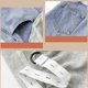 thumbnail image 4 of Pantalones cortos de mezclilla sueltos, finos, con soporte alto para el vientre, pantalones cortos cómodos y transpirables informales para maternidad, mezclilla azul 2XL, 4 of 8