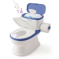 thumbnail image 1 of BEBBLY Bañito Entrenador Infantil con Sonido Musical Portarrollo y Almacenamiento Asiento Antiderrapante para Niños y Niñas de 6 Meses a 3 Años Fácil de Limpiar Ideal para Aprender a Ir al Baño (Azul), 1 of 7