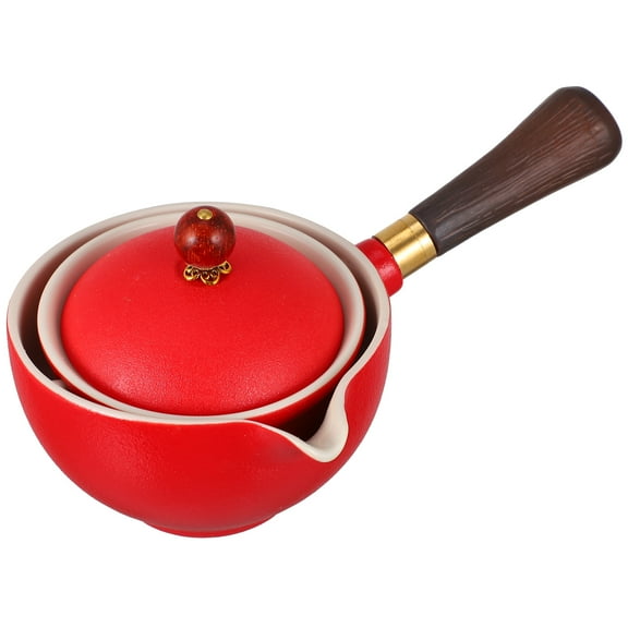 WORGEOUS  Cup Machine Ceramic Side Handle Jug Kettle Electric Pot Mini Safe Tea Make