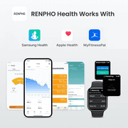 RENPHO USB Rechargeable Digital Smart Scales for Body Weight with App, 400 lbs