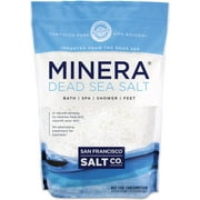Sel de la mer Morte Minera, 5 lb grossier. 100% pur et certifié. Traitement naturel pour le psoriasis, l'eczéma, l'acné et plus
