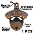 thumbnail image 3 of HAIICEN Wall Mounted Bottle Opener Old School Wall Hanging Beer Opener for Men Gift, 3 of 4