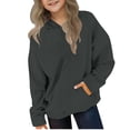 thumbnail image 4 of breaise Hoodie for Kids Long Sleeve Sweatshirt Boy and Girls Hooded Pullover Casual Solid Color Fall Sweatshirts, 4 of 9