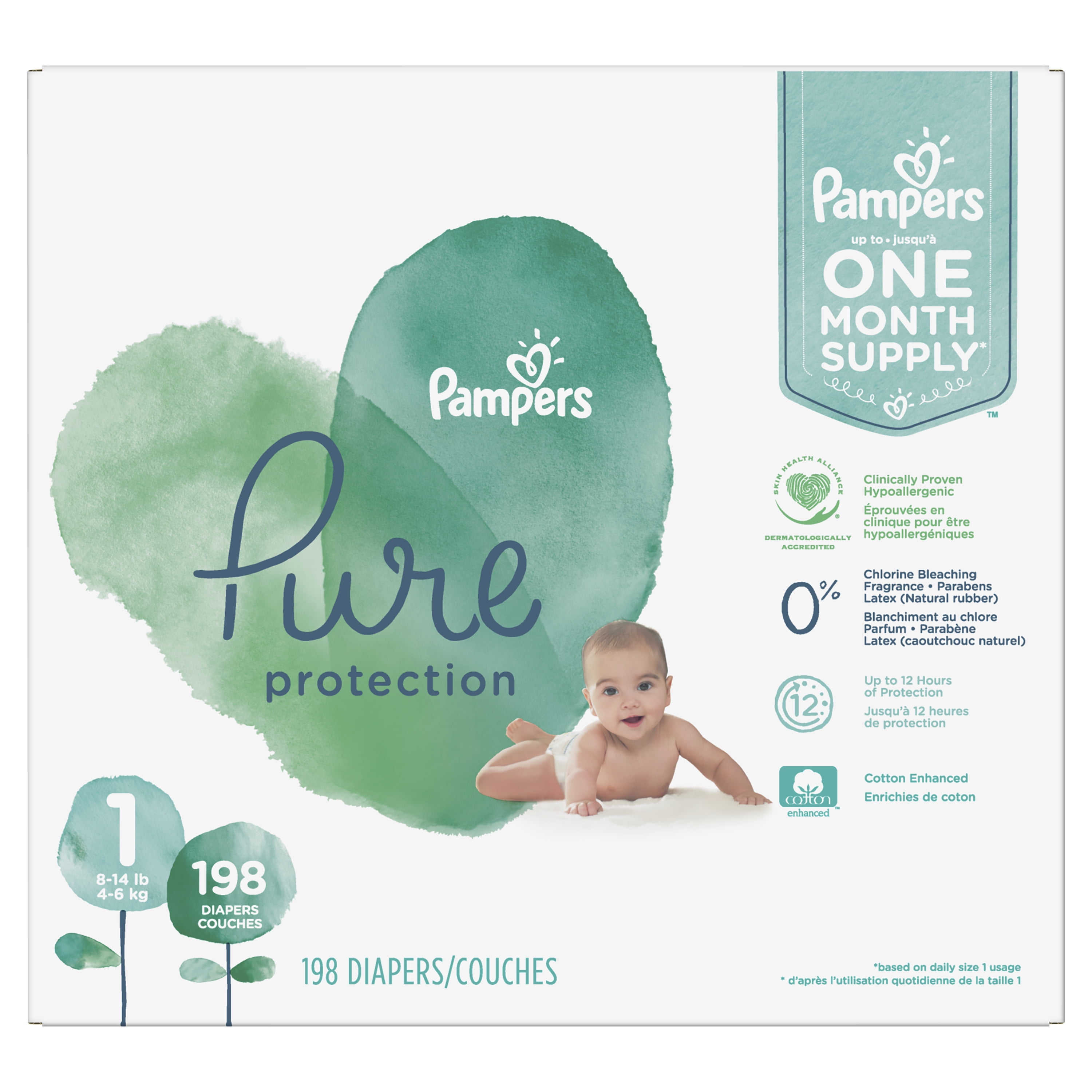 pamper pure size 2