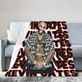 thumbnail image 2 of Kevin Rock Rapper Gates Blanket Soft Cozy Lightweight Warm Throw Blanket Bedroom Sofa Decorations All Seasons Blankets 80"X60", 2 of 6