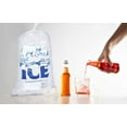 thumbnail image 6 of Pack of 1000 Plain Top Ice Bags with Twist Ties 5 lbs 9 x 18. Printed Bags Ice Bags with Write on Block 9x18. Thickness 1.5 mil. Industrial Grade Safe Plastic Ice Bags., 6 of 6
