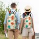 thumbnail image 3 of Easygdp Vintage Bowling Mochila de Lona Resistente para Laptop, Compatible con Laptops de 15 a 17 pulgadas, Ideal para Escuela, Trabajo y Viajes-Medium, 3 of 4
