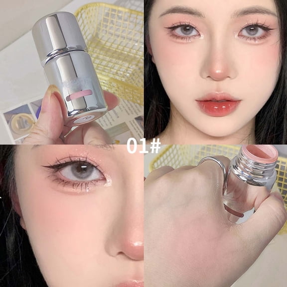 Liquid Blush 5g,Makeup Lightweight Breathable Long-lasting Wear, Sheer Buildable Pigmentation for Bare Face Effect, Easy Blendable Liquid Cheek Blush