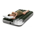 thumbnail image 2 of INTEX 64777E Dura-Beam Standard Prestige Air Mattress: Fiber-Tech – Twin Size – Hand-Held Battery Pump – 10in Bed Height – 300lb Weight Capacity,Green, 2 of 5