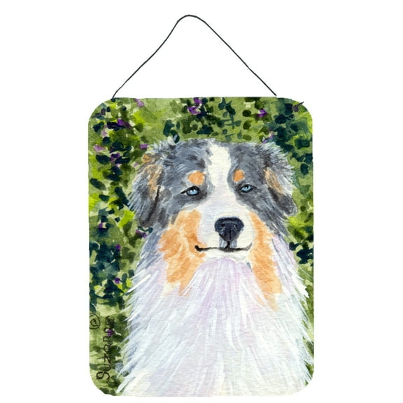 Caroline's Treasures SS8731DS1216 Australian Shepherd Wall or Door Hanging Prints, 12x16, multicolor