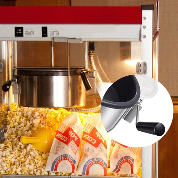 Amosfun Popcorn Maker Accessory, Black, Smooth Grip, Heat Protection, Home Use