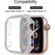 thumbnail image 3 of 2 Piezas Fundas Compatibles con Apple Watch Bumper Case Series 4 5 6 44mm Protector iWatch Bling Diamond Rhinestone Marco de Cristal Brillante Funda Protectora para iwatch 44mm Accesorio-Transparente Rojo Verde, 3 of 5