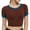 Z1 Coffee, variant on Women's Short Sleeve T-Shirt Dominican Republic Flag Graphic Tee Summer Casual Crew Neck Top Soft Cotton Blend Pullover Shirt Tops
