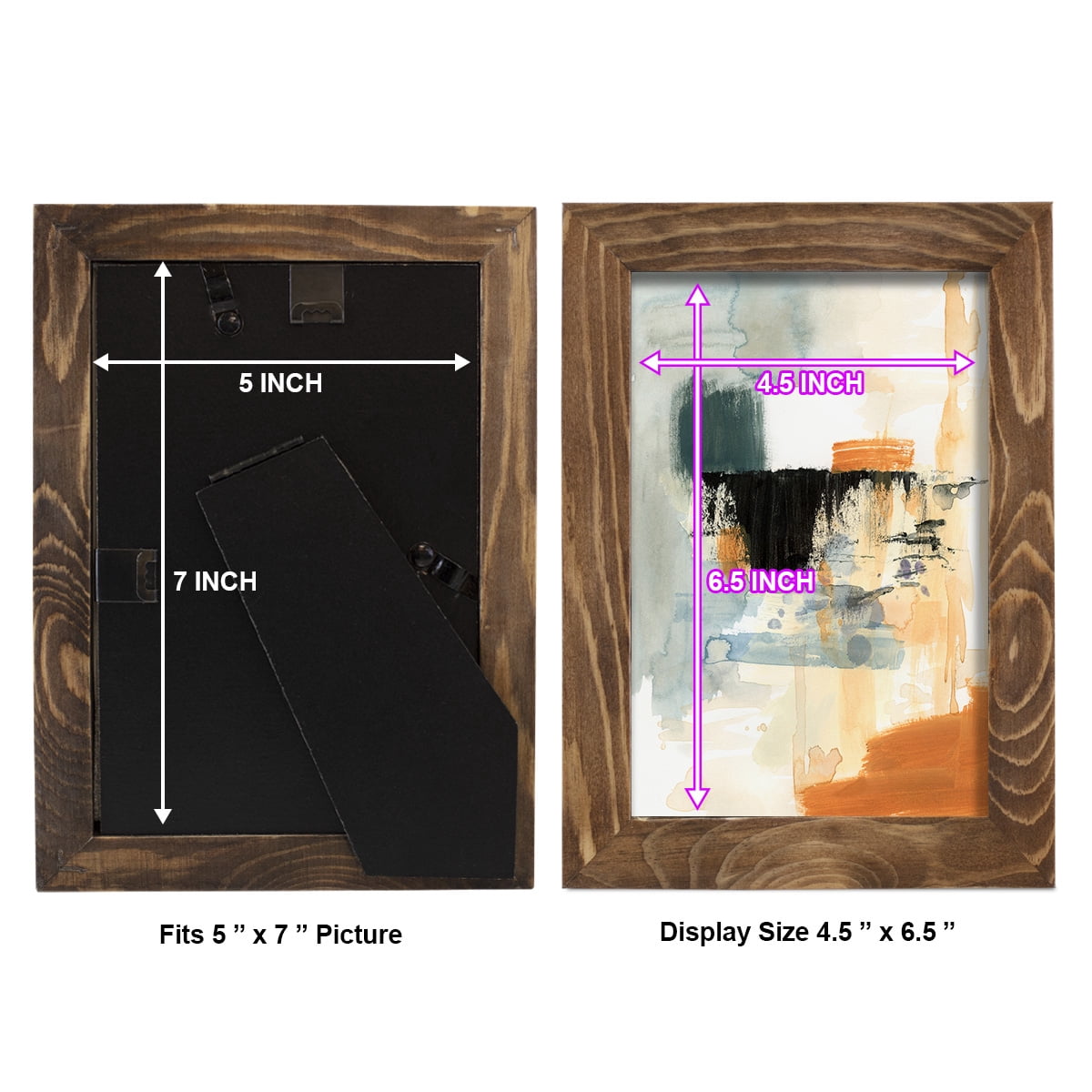 Seria IV - Framed Print w/glass - Walnut