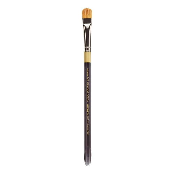 KINGART® Original Gold® Premium 9247 Crescent Filbert Series Artist Brushes, Synthetic Blend, All Media