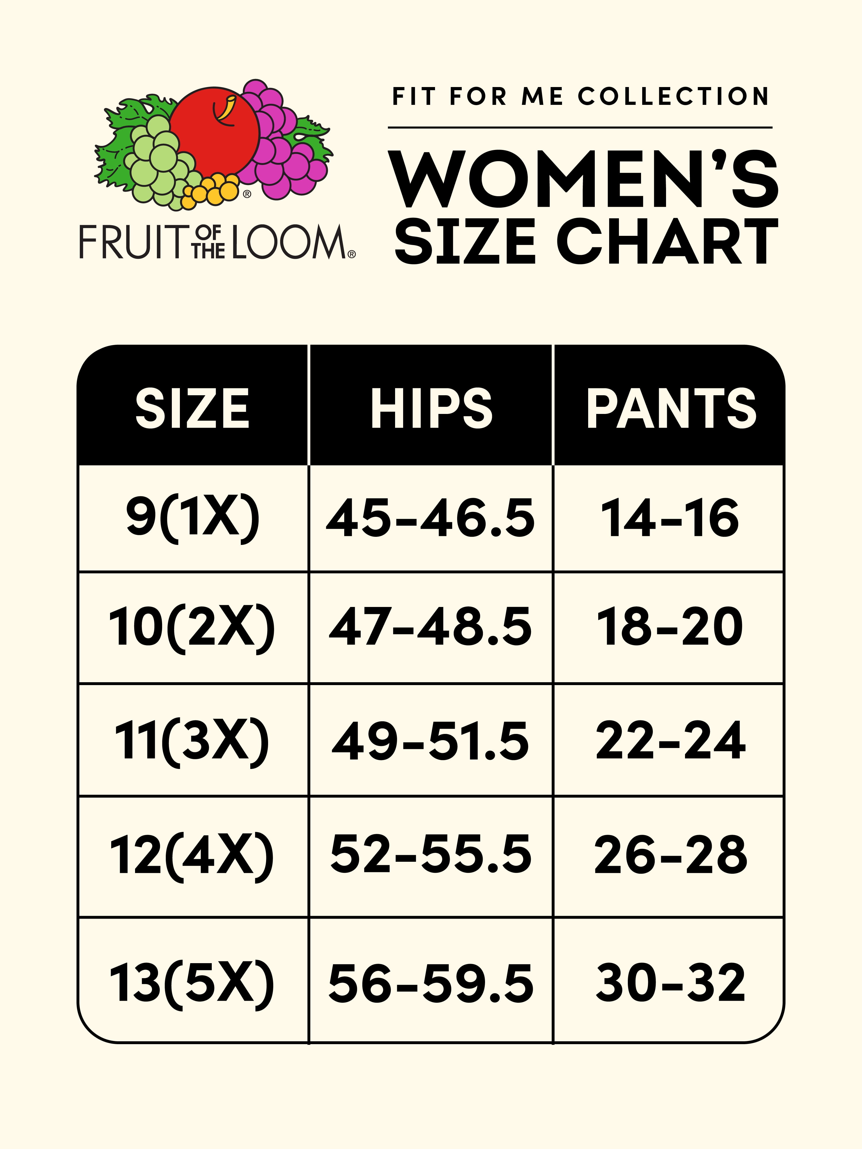 Fit for Me by Fruit of the Loom Women's Plus Size Cotton Brief Panties, Soft Comfort Waistband, Full Coverage, Multipacks, Sizes 1X–5X