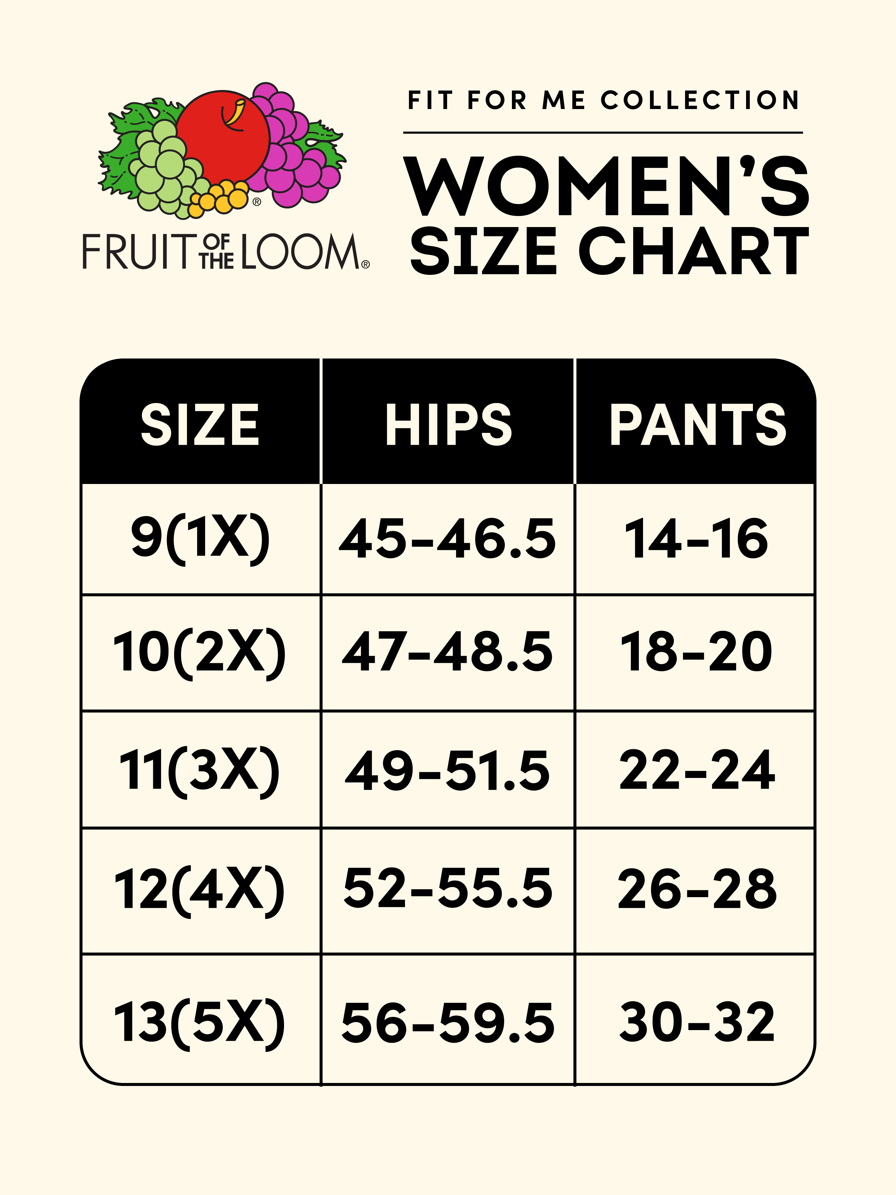 Fit For Me by Fruit of the Loom Women's Plus Brief, 6-Pack photo 6