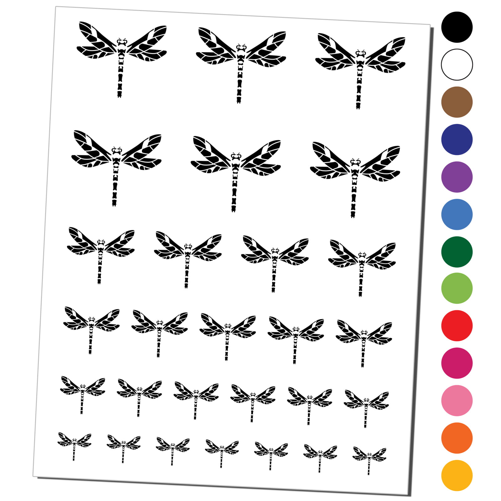 Promotional Henna Dragonfly Temporary Tattoo  Everything Promo