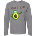 thumbnail image 3 of Inktastic Avogadro's Number with Avocado Chemist Long Sleeve T-Shirt, 3 of 5