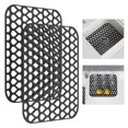 thumbnail image 1 of Toovem Protectores De Cisterna Para Rejilla De Fregadero De Cocina Alfombrillas De Fregadero De Cocina Plegables Antideslizantes Para Fondo De Cisterna De Porcelana De Acero Inoxidable - Negro 2 Pieza, 1 of 1