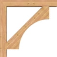 thumbnail image 3 of Ekena Millwork 5 1/2"W x 48"D x 48"H Westlake Block Smooth Bracket, Western Red Cedar, 3 of 25