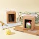 thumbnail image 2 of Caja de papel kraft con ventana marrón, 30 unidades, para regalo, embalaje de jabón, 2 of 5