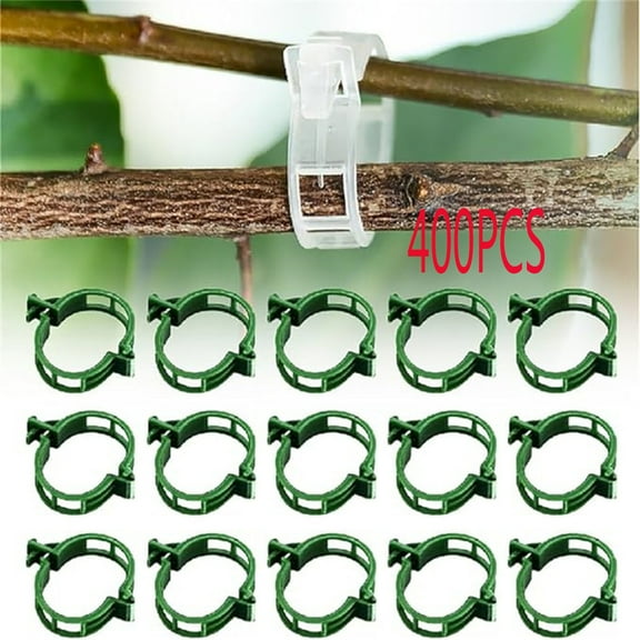 Thickened Plant Fixing Clip, 2025 Summer New Tomato Grape Vine Vegetables Plant Fixing Clips, Upgrade Plant Support Clips Reusable Garden Clips Secured Plastic Plant Clip