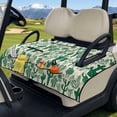thumbnail image 3 of Yuyamidu Green Cactus Golf Cart Seat Covers for 2 Seats, Soft Golf Cart Seat Towel with Front Pockets Club Car Accessories Comfortable and Protect Your Golf Cart Seat, 3 of 8