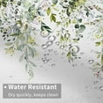 thumbnail image 4 of Green Eucalyptus Leaves Shower Curtain, Spring Sage Green Floral Plants Botanical Watercolor Bath Curtains Waterproof Fabric with Hooks for Home Decor, 72Wx84H, 4 of 6