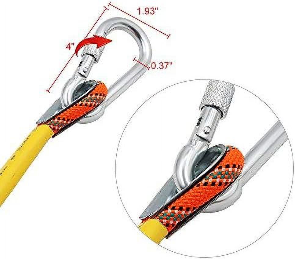 Outdoor Climbing Rope 10M(32ft) 20M(64ft) 30M(96ft) 50M(160ft) 70M(230ft) 152M(500FT) 352M(1000FT) Static Rock Climbing Rope for Escape Rope Ice Climbing Equipment Fire Rescue Parachute