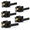 Matte Black-Privacy(With Lock)-5, variant on 8 Pack Brushed Nickel Door Handles Levers Interior Knobs