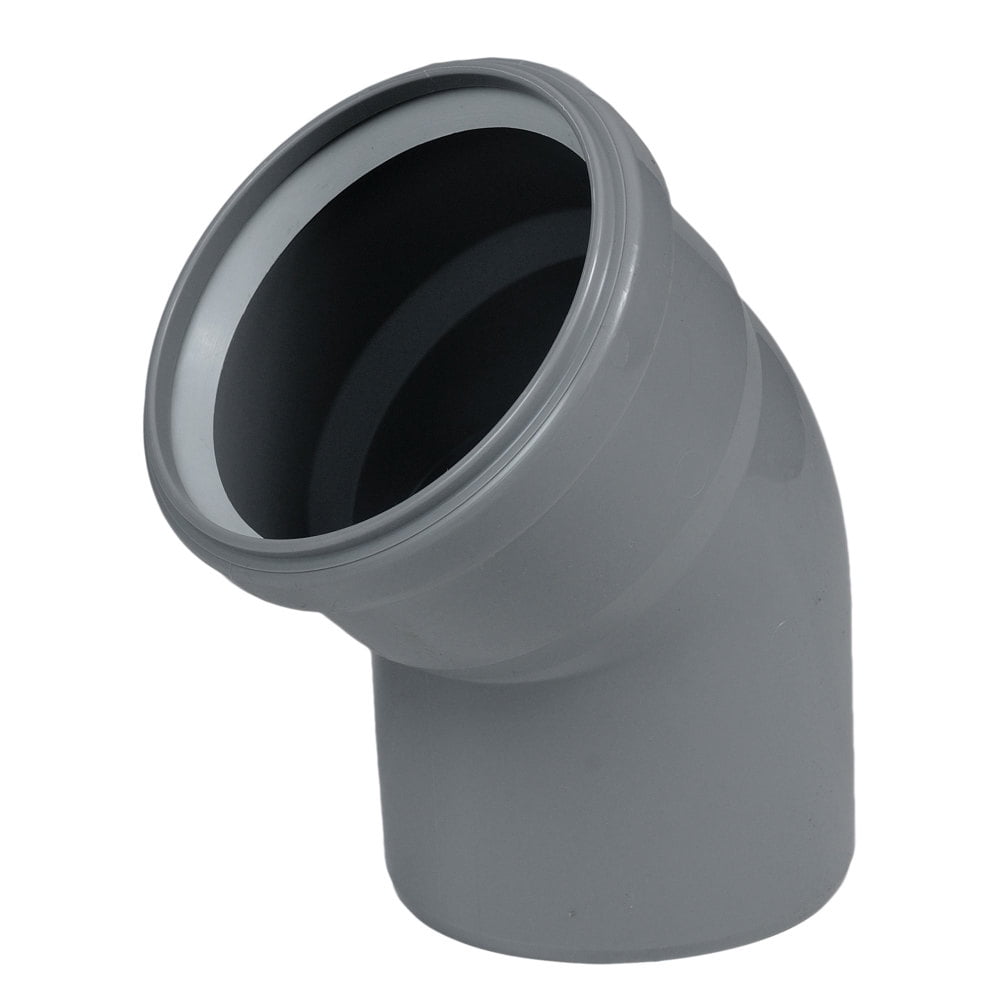 Centrotherm ISELL0445 InnoFlue Residential SW Gray Long Elbow 45