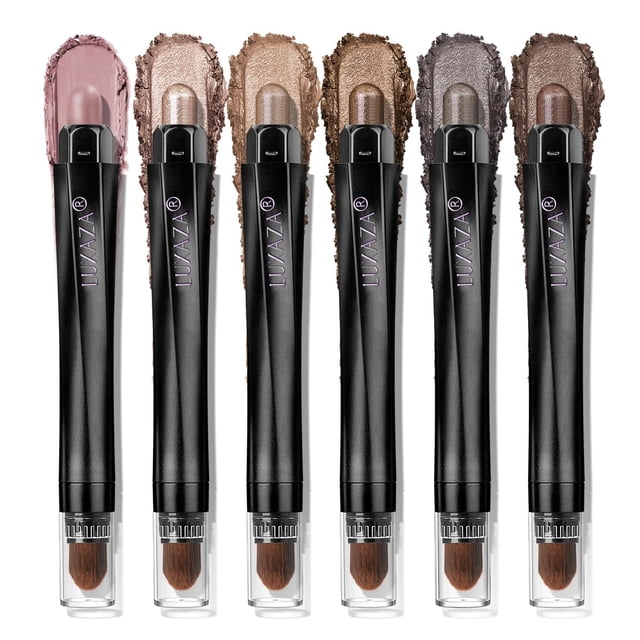 Set de sombras de ojos LUXAZA PRO Neutral a prueba de agua, 6 unidades, A016