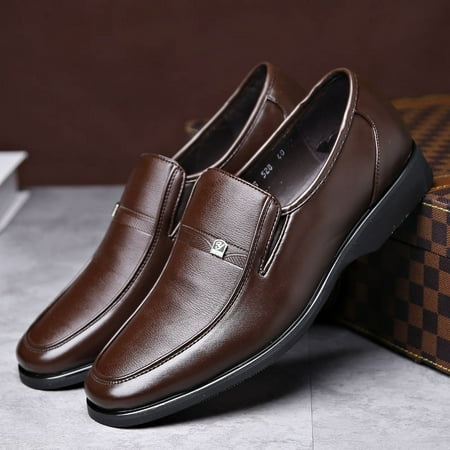 

TUOBKE Formal Lightweight Breathable Slip On Dress Shoes Loafer Shoes For Wedding Party Office
