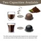 thumbnail image 4 of C&aacute;psulas Vertuo reutilizables recargables para caf&eacute; Vertuo Recambio para VertuoLine Compatible con Nespresso Vertuo 150/230 ml con 5 tapas de aluminio (5 piezas negra Zokrintz NA, 4 of 6