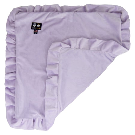 Bessie and Barnie Lilac Luxury Ultra Plush Faux Fur Pet/ Dog Reversible Blanket (Multiple Sizes)
