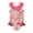 Coral, variant on Girls Periwinkle Blossom 1-pc Swimsuit, Big Girls, Size 8, UPF 50+