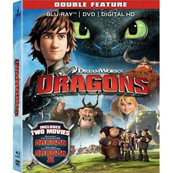 How to Train Your Dragon 1 & 2 (Blu-ray)