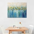 thumbnail image 2 of Nawypu  Art Paintings, Gold Blue Wall Art Abstract Seascape Artwork Texture Palette Knife Oil Paintings Modern Home Decor Wall Art Stretched and Framed Ready to Hang, 2 of 4