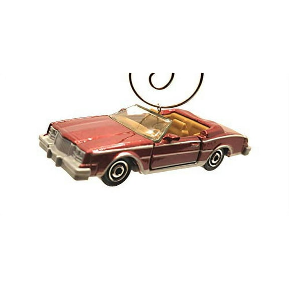 1983 Buick Riviera Convertible Christmas Ornament 1:64 Red