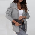 thumbnail image 4 of Suéter de punto de solapa para mujer Cómodo suéter de ganchillo Cárdigan Otoño Invierno Outwear Abrigo, 4 of 7