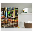 thumbnail image 2 of Cortina de Resistentes al Agua Revestimiento con 12 Accesorios de Cuarto de Baño Calle Baoblaze Cortina de ducha, 2 of 4