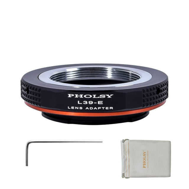Adaptador de montura de objetivo PHOLSY Leica M39 L39 LTM 39 mm para Sony E