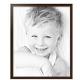 thumbnail image 2 of ArtToFrames 22" x 27" Walnut Picture Frame, 22x27 inch Brown MDF Poster Frame (WOM-4094),  Pack, 2 of 8